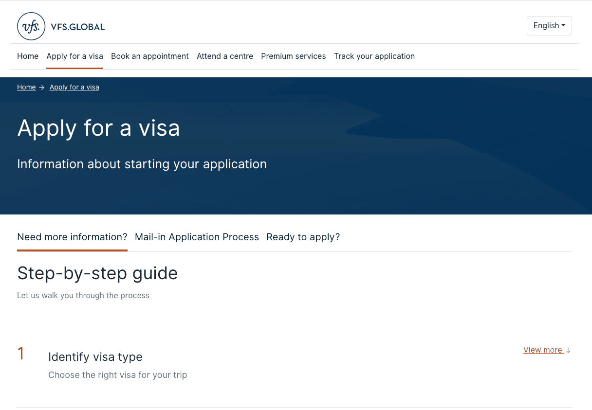 Portuguese Visa Application Center