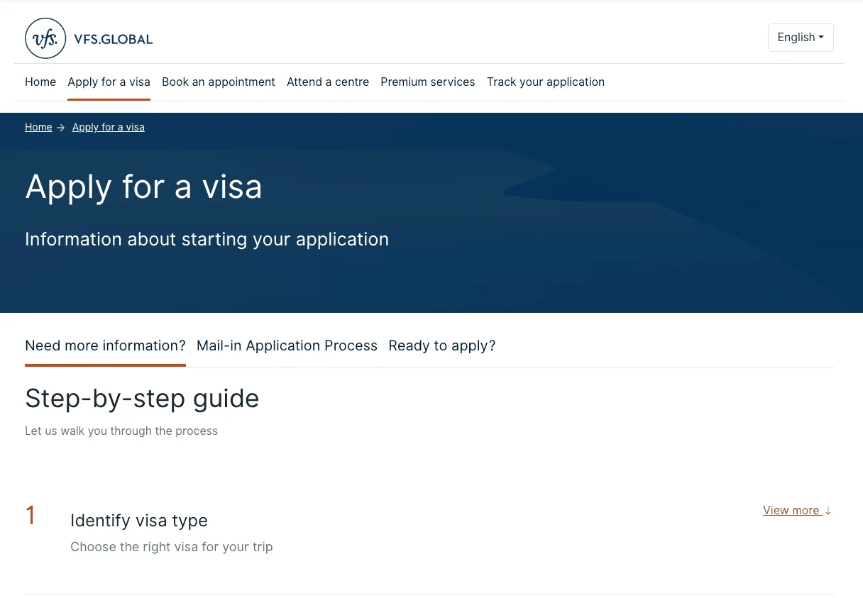 VFS Global - Portuguese Visa Application Center